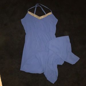 HEARTSOUL royal blue maxi dress with detailing